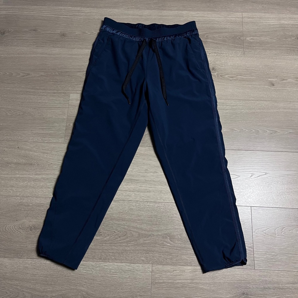 Lululemon Navy Blue Track Trousers‎ Athletic Pants Women's Size 8